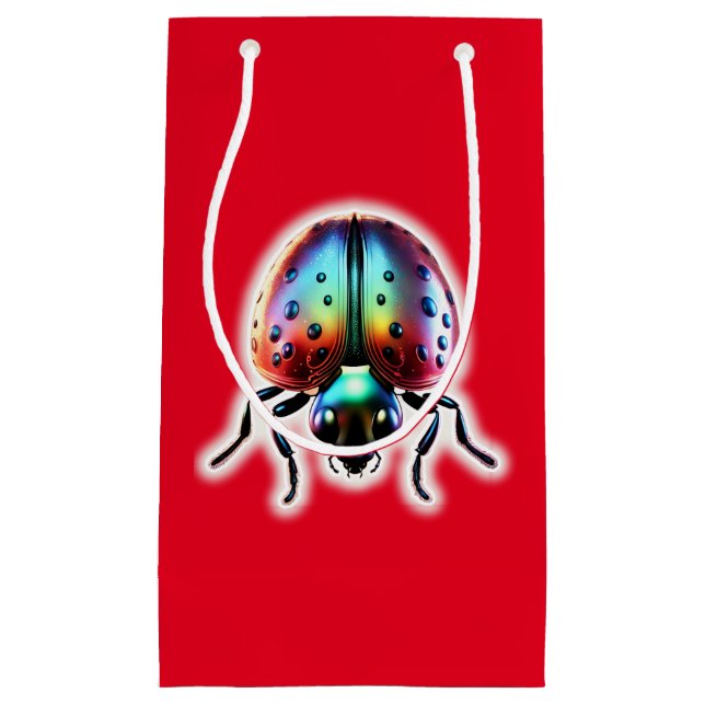 Modern Ladybug Kleine Geschenktüte (Vorderseite)