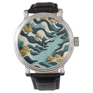 Modern Landscape Armbanduhr