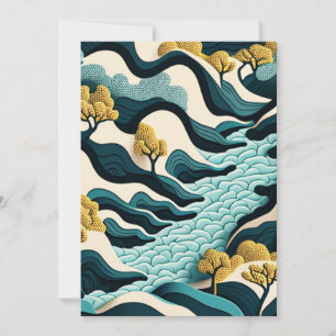 Modern Landscape Dankeskarte