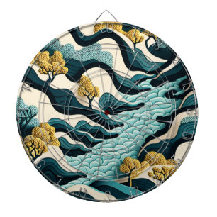 Modern Landscape Dartscheibe