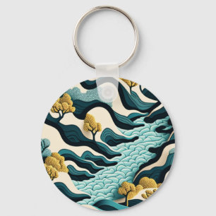 Modern Landscape Schlüsselanhänger