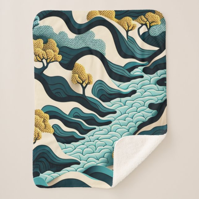 Modern Landscape Sherpadecke (Vorderseite)