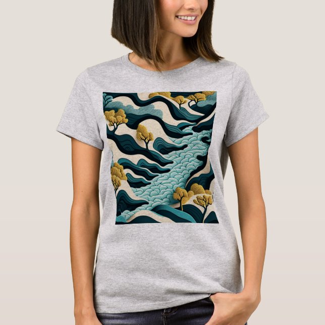 Modern Landscape T-Shirt (Vorderseite)