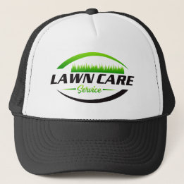 Modern Lawn Care & Landscaping Trucker Hat Truckerkappe