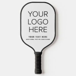 Modern League Club Team Business-Logo Pickleball Schläger