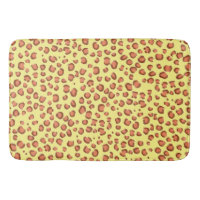 Modern Leopard Animal Print Muster rot gelb