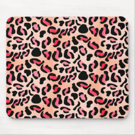 Modern Leopard Pattern Animal Print Mousepad