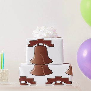 Modern Liberty Bell Patriotic Philadelphia Icon Geschenkpapier