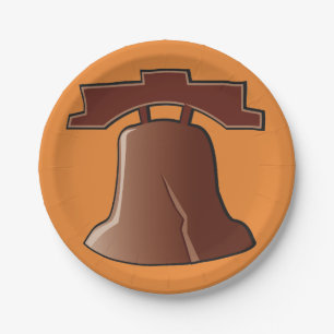 Modern Liberty Bell Patriotic Philadelphia Icon Pappteller