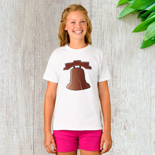 Modern Liberty Bell Patriotic Philadelphia Icon T-Shirt