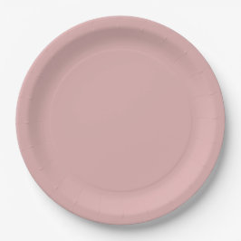 Modern lila pink Schlicht Solid Color Pappteller