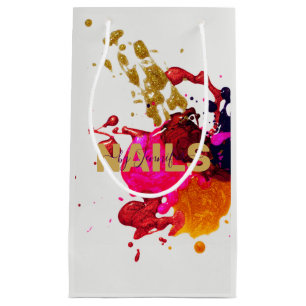 Modern Lila rosa Rot-Gold-Nagel Polnischer Spritze Kleine Geschenktüte