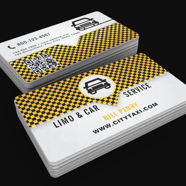 Modern Limo & Car Service Logo Design Visitenkarte (Von Creator hochgeladen)