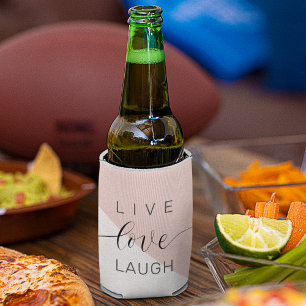 Modern Live Love Laugh Positive Motivation Quote Dosenkühler