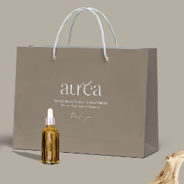Modern Logo Cosmetic Shopping Große Geschenktüte