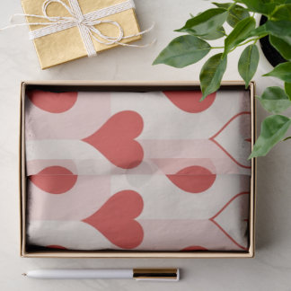 Modern Love Muster Taschentücher Seidenpapier