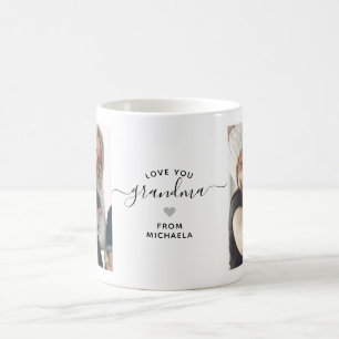 Modern Love You Oma/Oma/Oma/Sonstige 2-Foto Kaffeetasse