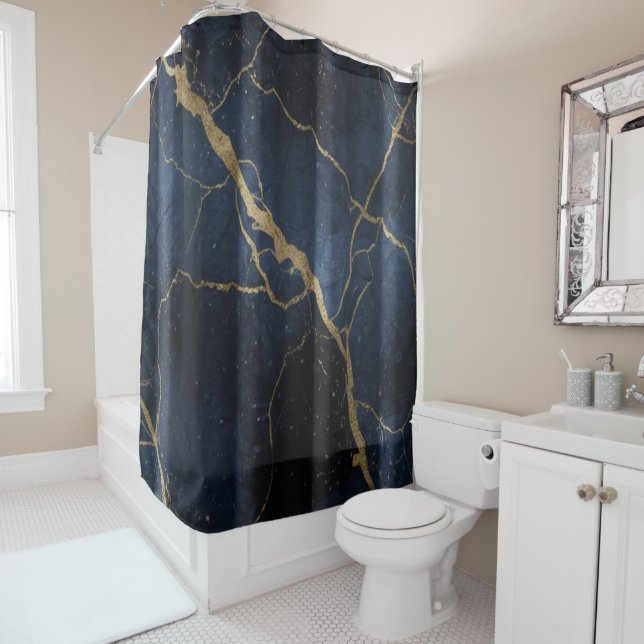Modern Luxury Bathroom & Living Room Window Decor Duschvorhang (Beispiel)