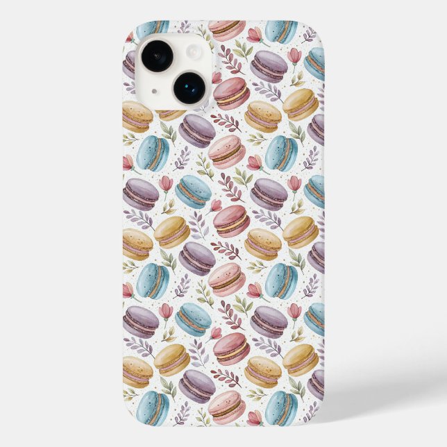 Modern Macaroon Desserts Case-Mate iPhone 14 Plus Hülle (Rückseite)
