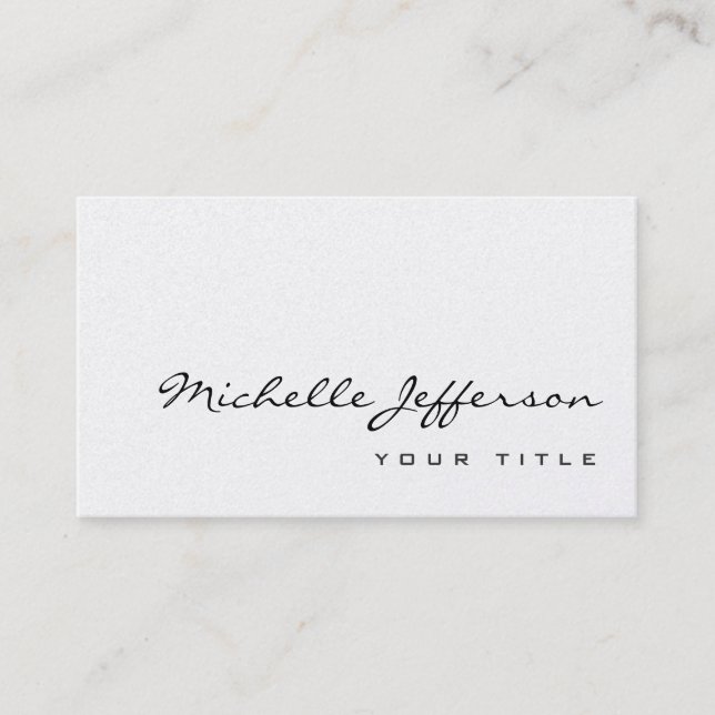 Modern Makeup Artist Trendy Business Card Visitenkarte (Vorderseite)