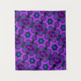 MODERN Mandala COLOR PINK DEEP ROSE TAPESTRY Wandteppich