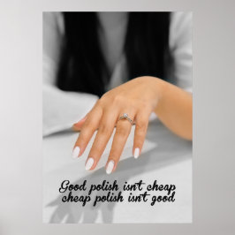 Modern Manicure & Beauty Wall Decor Poster