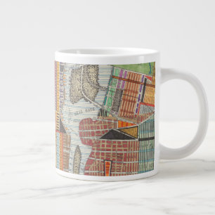 Modern Map of New York III Jumbo-Tasse