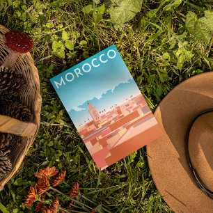 Modern Marakesh Travel Postkarte