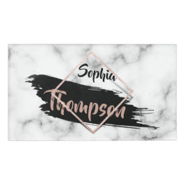 Modern Marble Paint Stroke Name - Name Tag Namenschild