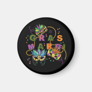 Modern Mardi Gras Magnet