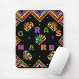 Modern Mardi Gras Mousepad