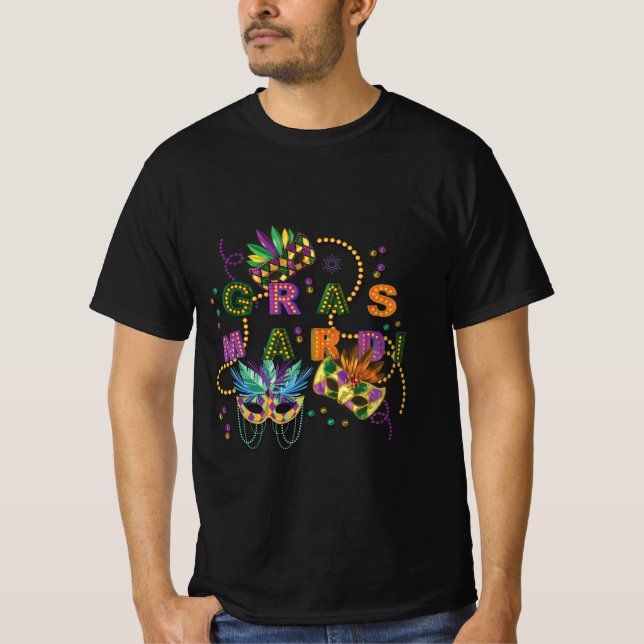Modern Mardi Gras T-Shirt (Vorderseite)
