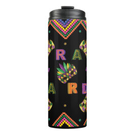 Modern Mardi Gras Thermosbecher