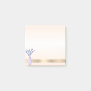 Modern Mason Jar Lavander - Personalisiert Post-it Klebezettel