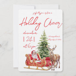 Modern Merry Christmas Party Einladung