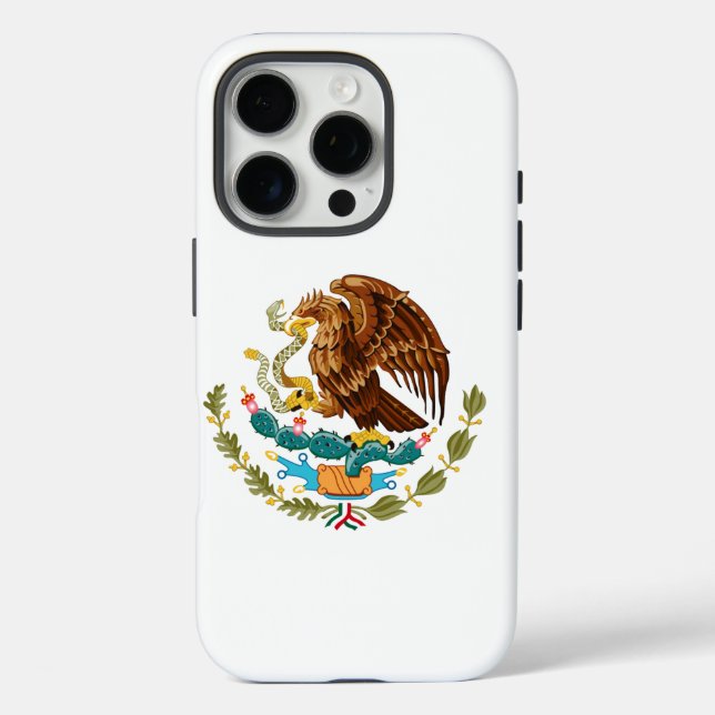 Modern Mexicanischer Adler iPhone 16 Pro Hülle (Rückseite)