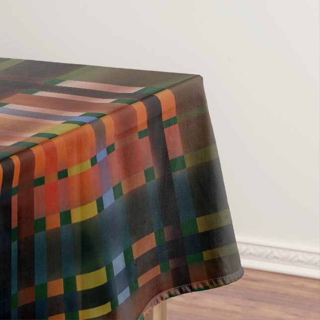 Modern Midcentury Madras Tischdecke (Beispiel)