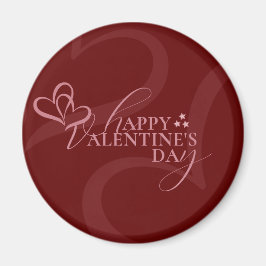 Modern Minimal Chic Music Player Valentine's Day Magnet