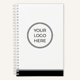 Modern Minimal Custom Logo Business Notebook Notizbuch