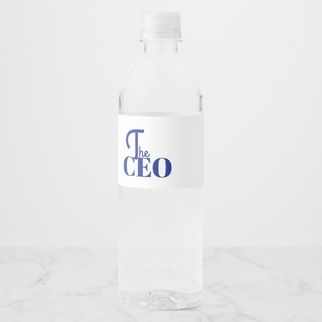 Modern Minimal Der CEO Blau (Vorderseite)