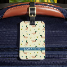 Modern Minimal Mallard Duck Pattern