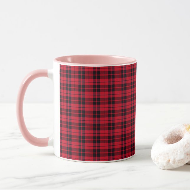 Modern Minimal Pattern Tasse (Mit Donut)