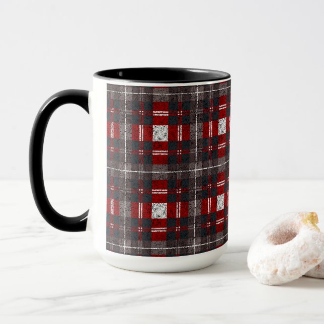 Modern Minimal Pattern Tasse (Mit Donut)
