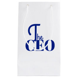 Modern Minimal The CEO Blue Kleine Geschenktüte