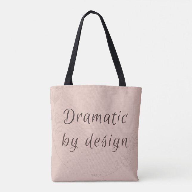 Modern Minimal Tote Bag | Chic Bold Feminine  Tasche (Rückseite)