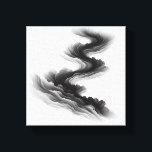 Modern Minimalist Abstract Layered Flow - Smoke Leinwanddruck<br><div class="desc">A serene and captivating minimalist digital artwork featuring rhythmic, flowing layers that mimic the movement of smoke or cascading clouds. The design utilizes a delicate grayscale gradient to create a deep sense of atmosphere and organic fluidity. Ideal for minimalist home interiors, high-end wellness centers, or as a sophisticated background in...</div>