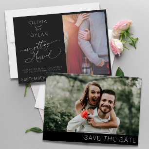 Modern Minimalist Chic 2 Foto  Save The Date