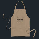 Modern Minimalist Custom Head Chef Personalized Schürze<br><div class="desc">Give your favorite cook a stylish upgrade with this personalized “Head Chef” apron. Featuring a clean modern design and customizable name, it’s perfect for home chefs, bakers, foodies, BBQ lovers, and kitchen enthusiasts. A thoughtful gift for birthdays, holidays, Father’s Day, Mother’s Day, or housewarmings. Durable, practical, and designed to make...</div>