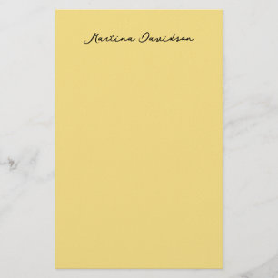 Modern minimalist einfaches Jasmin-Farbschema erst Briefpapier