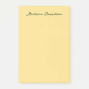 Modern minimalist einfaches Jasmin-Farbschema erst Post-it Klebezettel